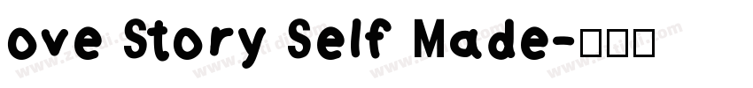 ove Story Self Made字体转换